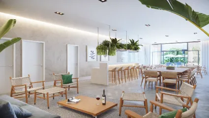 Salão de Festas Gourmet com Lounge Externo